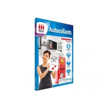 Autocollants Transparents Micro Application - A4 21 X 29,7 Cm - 8 Feuilles Scrapbooking