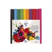 10 Rouleaux Papier Crépon De Fleuriste - Vif - Clairefontaine