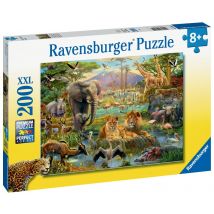 Puzzle 200 Pièces Xxl - Animaux De La Savane - Ravensburger