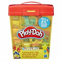 Super Boite À Accessoires Play-doh - 5 Pots De Pate À Modeler