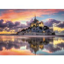 Puzzle 1000 Pièces - High Quality Collection - Le Magnifique Mont Saint Michel - Clementoni