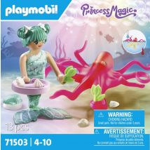 Playmobil - Sirène Avec Pieuvre - 71503 - Playmobil Princess Magic