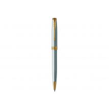 Stylo Bille Parker - Sonnet Acier Inoxydable - Noir - Pointe Moyenne