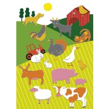 2 Planches Stickers - Sweety - Ferme - Maildor