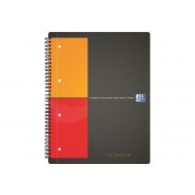Cahier Polypro À Spirales - 23 X 30 Cm - Activebook - Oxford - 160 Pages Petits Carreaux