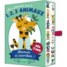 Jeu De Cartes Auzou Editions - Mon Premier Jeu 1, 2, 3 Animaux