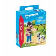 Maman Avec Bébé Et Chien - Playmobil La Pension Des Animaux - 70154
