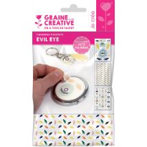 3 Transferts Pour Pâte Polymère Evil Eye - Graine Creative