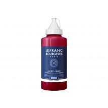 Tube 750 Ml De Peinture Acrylique Lefranc Bourgeois - Rouge Carmin N°366 - Fine