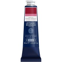 Tube 40 Ml De Peinture À L'Huile Lefranc Bourgeois - Laque De Garance Cramoisie - Fine