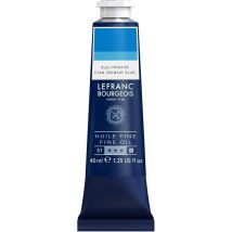 Tube 40 Ml De Peinture À L'Huile Lefranc Bourgeois - Bleu Primaire - Fine