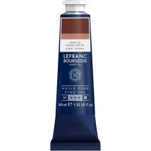 Tube 40 Ml D'Huile Lefranc Bourgeois - Terre De Sienne Brûlée - Fine