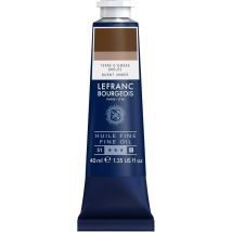 Tube 40 Ml D'Huile Lefranc Bourgeois - Terre D'Ombre Brûlée - Fine
