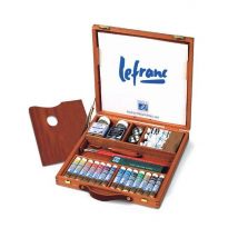 Coffret Corot En Hêtre Peinture À L'Huile - Lefranc Bourgeois