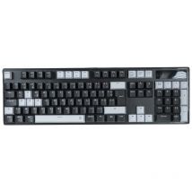 Clavier Mécanique Sans Fil Onlan - Ca-340-yin B - Noir Et Blanc