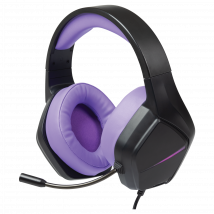 Casque Gaming Onlan - Cm-30 - Rétro-éclairé - Noir Et Violet