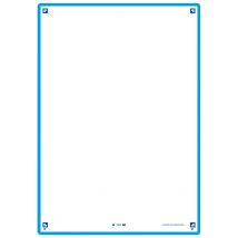 50 Fiches De Révision - 14,8 X 21 Cm - Révision 2.0 Oxford - Uni Blanc - Cadre Turquoise