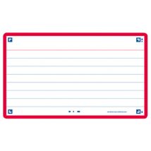 Fiches Bristol Flash Cards - 75 X 125mm- 32 Fiches - Oxford
