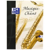 Cahier Musique & Chant - 24 X 32 - 48 Pages - Oxford