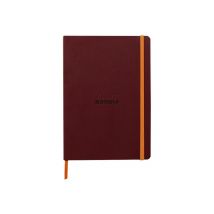 Rhodia Rhodiarama - Carnet Souple - A5 - 160 Pages - Pointillé - Lie De Vin