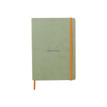 Carnet Souple - A5 - Rhodiarama - Rhodia - 160 Pages Pointillées - Celadon