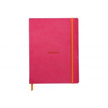 Carnet - 19 X 25 Cm - Rhodiarama - Rhodia - 160 Pages Lignées - Framboise