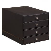 Bloc De Classement À Tiroirs - 4 Tiroirs - Rhodia Rhodiarama Home Office - Pour 248 X 327 Mm - Noir