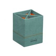 Pot À Crayons - Collection Home Office Rhodiarama - Bleu Eau