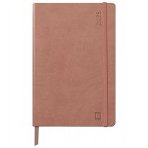 Agenda Civil Semainier 2025 Rhodia - Bois De Rose - A5 14,8 X 21 Cm - Webplanner