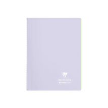 Cahier Polypro - Format A4 21 X 29.7 Cm - Koverbook Pastel Blush - Clairefontaine - 160 Pages Lignées - Lilas