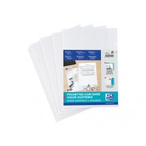 10 Pochettes Coin - Pour A4 - Shine - Oxford - Transparent