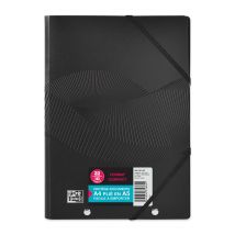 Porte Vues - 10 Compartiments - 20 Vues - Pour A4 - Oxford Osmose - Noir