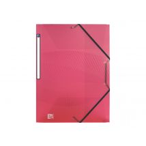 1 Chemise À Élastique A4 Polypro Oxford- 3 Rabats - Osmose - Coloris Assortis