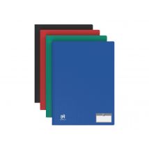 1 Porte-vues A4 - Memphis - 160 Vues - Polypro - Oxford - Coloris Assortis - Elba
