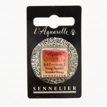Peinture Aquarelle Miel 1/2g - Orange Sennelier