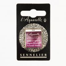 Peinture Aquarelle Magenta Permanent - 1/2 Godet - Sennelier