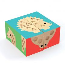 Puzzle Cube 4 Pièces - Touch Basic - Djeco