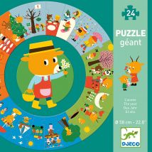 Puzzle Géant L'Année - 24 Pièces - Djeco