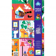 Puzzle 36 Pièces - La Maison P'Tits Copains - Djeco