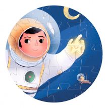 Puzzle 36 Pièces - Un Astronaute Dans La Lune - Djeco