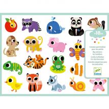 Gommettes Bébés Animaux - Djeco - 100 Pièces