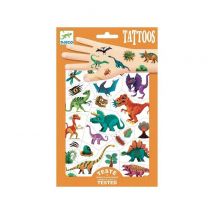 Tatouages Temporaires : Dino Club - Djeco - 2 Planches