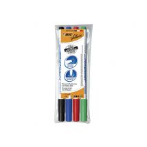 Lot De 4 Marqueurs Effaçables À Sec - Velleda - Pointe Ogive Fine - Bic - BIC
