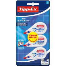 Lot De 3 Rubans Correcteurs Tipp-ex - Mini Pocket Mouse