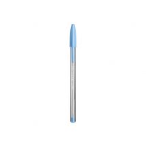 Stylo Bille - Turquoise - Cristal Fun - Pointe Large - Bic - BIC