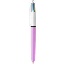 Stylo Bille 4 couleurs Bic - Fun - Bleu, Rouge, Vert, Noir - Pointe Moyenne