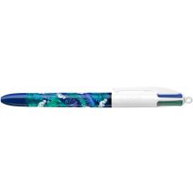 1 Stylo Bille - 4 Couleurs Messages - Pointe Moyenne - Bic - Designs Assortis - BIC