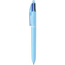 Stylo Bille 4 Couleurs Bic - Pastel - Modèles Aléatoires - Pointe Moyenne - 1 Pièce - BIC