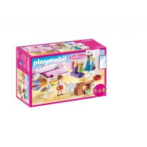 Playmobil - Chambre Avec Espace Couture - 70208 - Playmobil Dollhouse