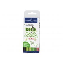 Set De 6 Feutres Pitt Artist Pen - Faber Castell